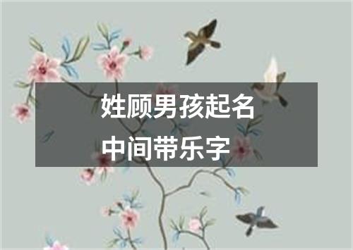 姓顾男孩起名中间带乐字