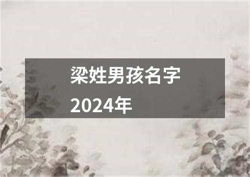 梁姓男孩名字2024年