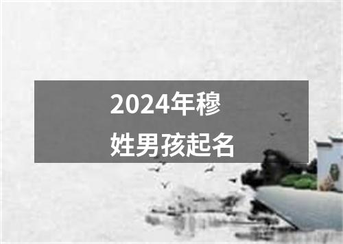 2024年穆姓男孩起名