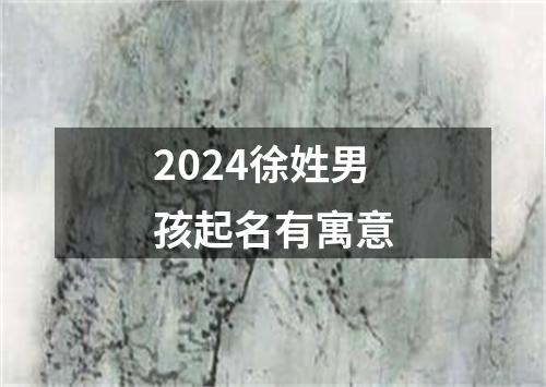 2024徐姓男孩起名有寓意