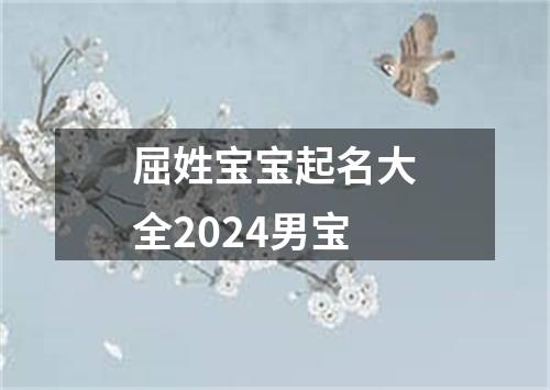 屈姓宝宝起名大全2024男宝