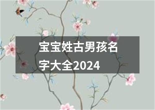 宝宝姓古男孩名字大全2024