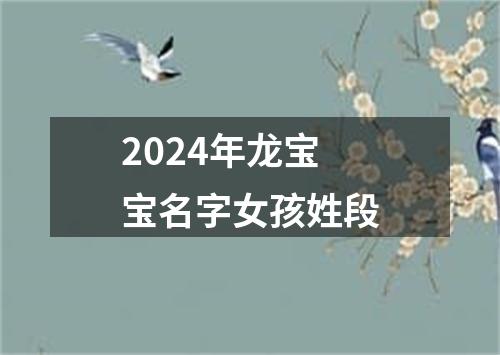 2024年龙宝宝名字女孩姓段