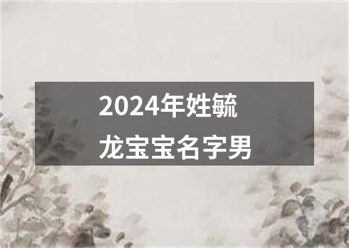 2024年姓毓龙宝宝名字男