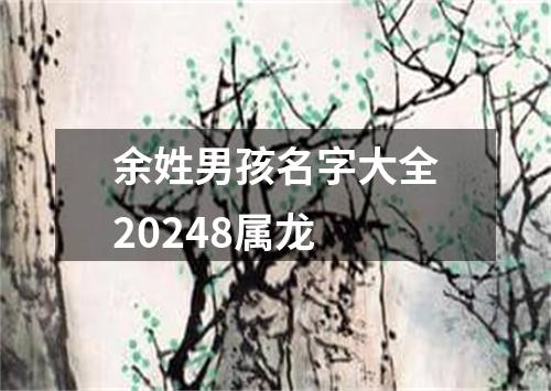 余姓男孩名字大全20248属龙