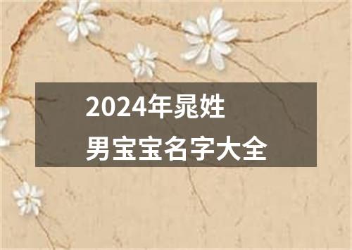 2024年晁姓男宝宝名字大全