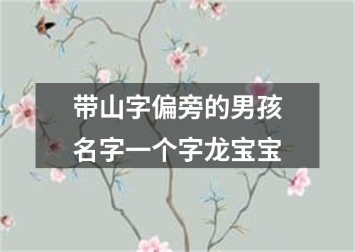 带山字偏旁的男孩名字一个字龙宝宝