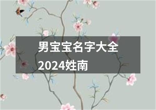 男宝宝名字大全2024姓南