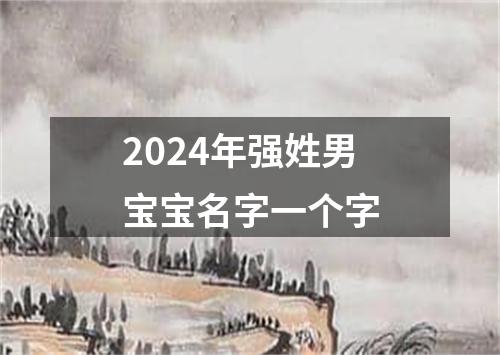 2024年强姓男宝宝名字一个字