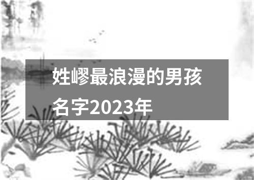 姓嵺最浪漫的男孩名字2023年