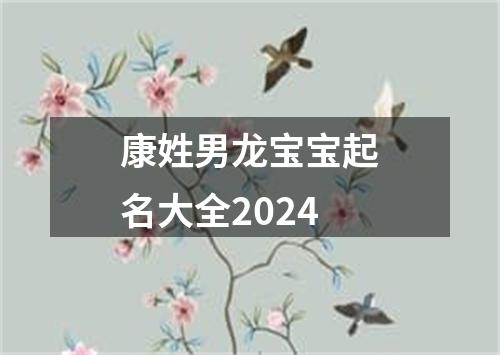 康姓男龙宝宝起名大全2024