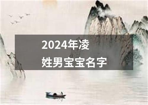 2024年凌姓男宝宝名字