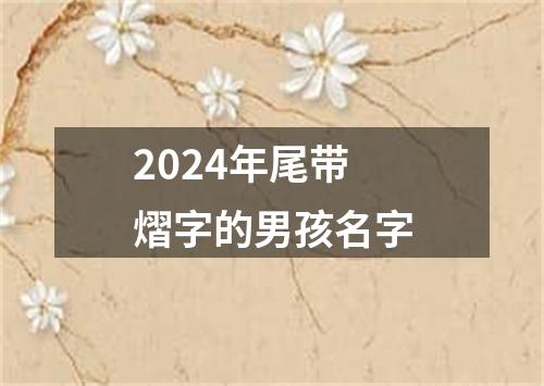 2024年尾带熠字的男孩名字