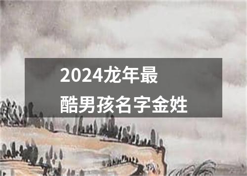 2024龙年最酷男孩名字金姓