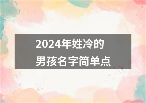 2024年姓冷的男孩名字简单点