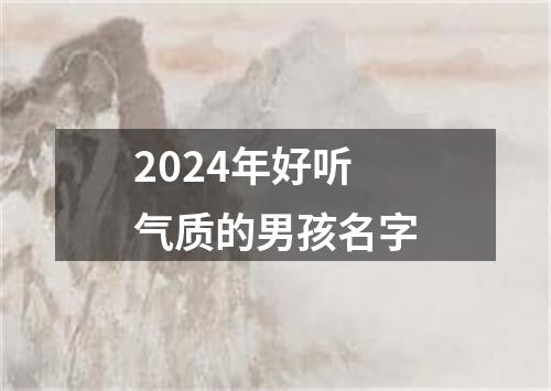 2024年好听气质的男孩名字