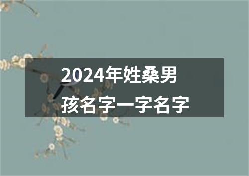 2024年姓桑男孩名字一字名字