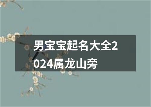 男宝宝起名大全2024属龙山旁