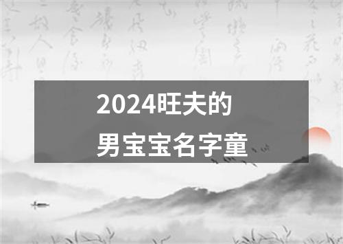 2024旺夫的男宝宝名字童