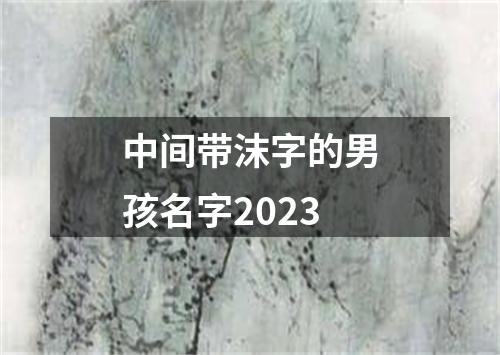 中间带沫字的男孩名字2023