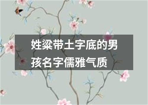 姓粱带土字底的男孩名字儒雅气质