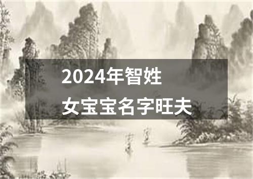 2024年智姓女宝宝名字旺夫