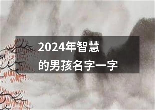 2024年智慧的男孩名字一字