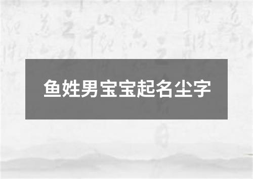 鱼姓男宝宝起名尘字