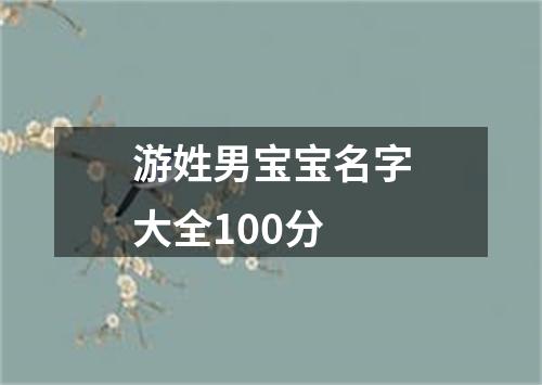 游姓男宝宝名字大全100分