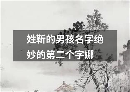 姓靳的男孩名字绝妙的第二个字娜