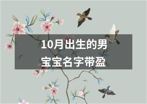 10月出生的男宝宝名字带盈