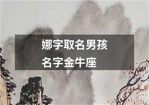 娜字取名男孩名字金牛座