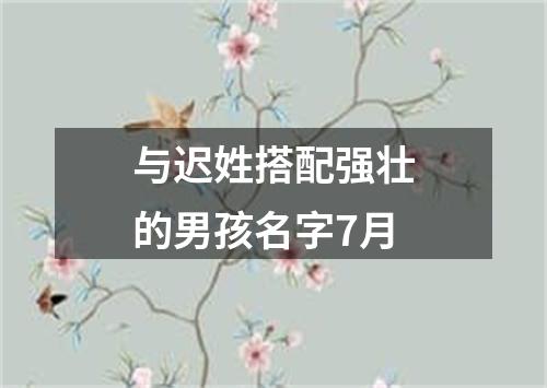 与迟姓搭配强壮的男孩名字7月
