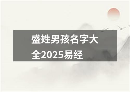 盛姓男孩名字大全2025易经