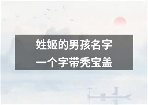 姓姬的男孩名字一个字带秃宝盖