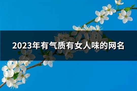 2023年有气质有女人味的网名(精选104个)