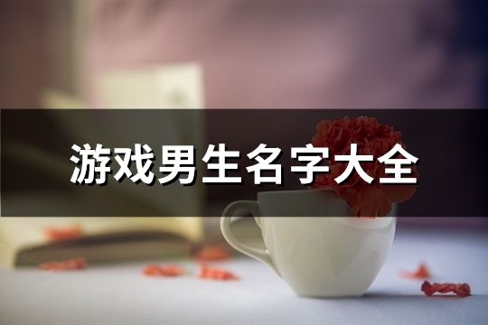 游戏男生名字大全(共173个)