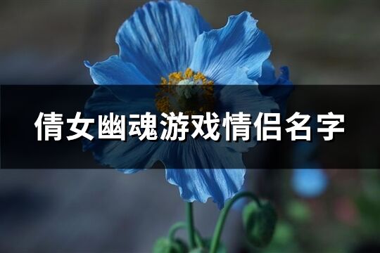 倩女幽魂游戏情侣名字(共63个)