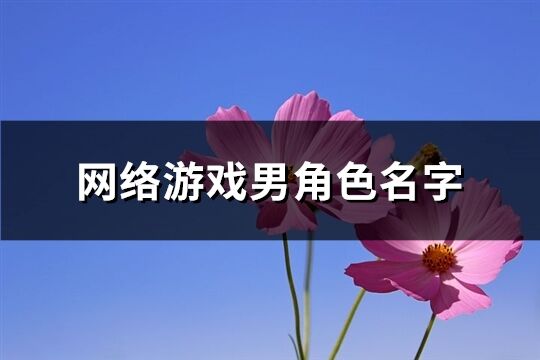 网络游戏男角色名字(387个)