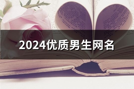 2024优质男生网名(共264个)