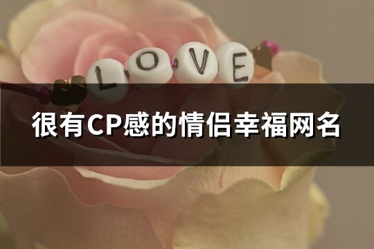 很有CP感的情侣幸福网名(共166个)