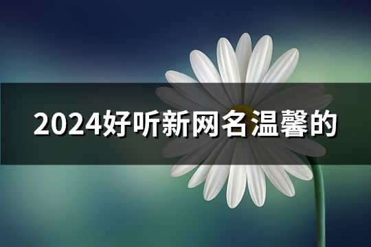 2024好听新网名温馨的(共128个)