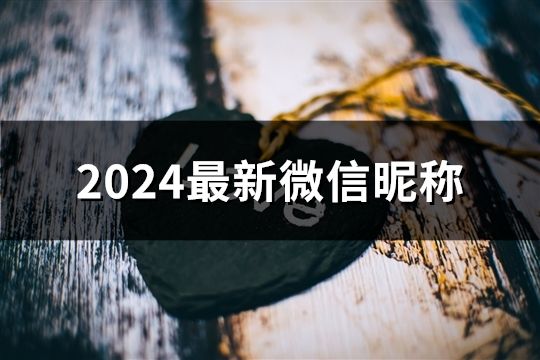 2024最新微信昵称(261个)