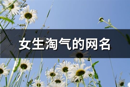 女生淘气的网名(精选166个)