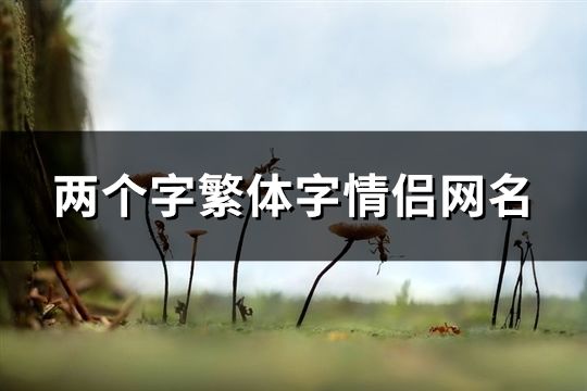 两个字繁体字情侣网名(精选41个)