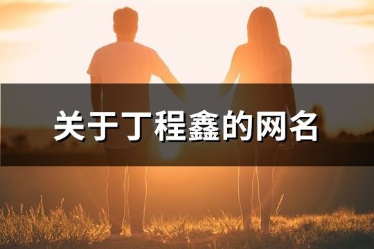 关于丁程鑫的网名(共91个)