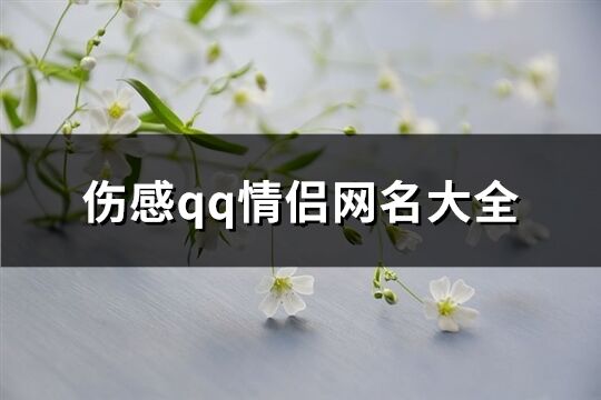 伤感qq情侣网名大全(91个)