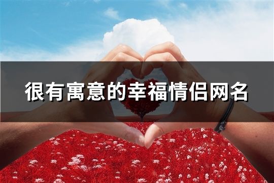 很有寓意的幸福情侣网名(精选423对)