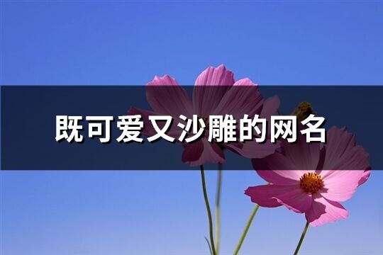 既可爱又沙雕的网名(共428个)