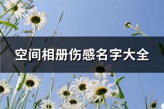 空间相册伤感名字大全(精选128个)